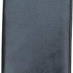 generic Premium Leather Passport Cover Wallet with Card Slots, Black-picture-15