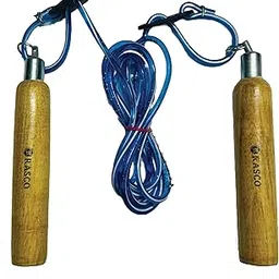 Skipping Rope for Men, Women & Children - Jump Rope for Exercise Workout & Weight Loss - Tangle Free Jumping Rope for Kids (Blue)-picture-20
