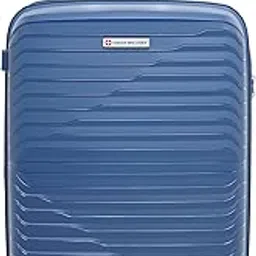 swiss military Horizon Lightweight PP 65CM Hard Top Medium Trolley–Luggage with TSA Lock, 360° Spinner Wheels & Anti-Theft Zipper, Premium Shell & Zip Puller, Suitcase for Travel – 74L Capacity, Blue-picture-38