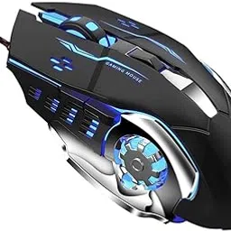 Saibaba Insulators TG Gaming Mouse - 7 RGB Breathing Colors & Ergonomic Design, Adjustable Up to 3200 Dpi, for Computer and Laptops (Supportable to Windows/Mac) Build for Gamers (1 Year Warranty)-picture-41