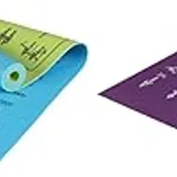 ATORSE Yoga Mat Non Slip Professional Anti Tear Fitness Mat for Pilates Workout Gym Blue-image-13