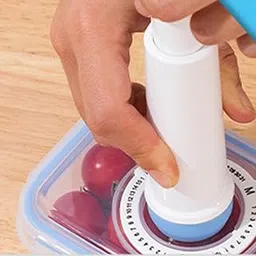 STYLEHEAVEN Vacuum Seal Container and Pump Fresh Keeping Box for Salads Vegetables Meals 1.6L-picture-13