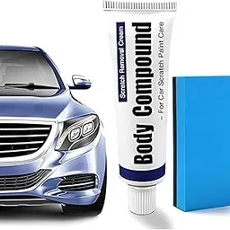 FREE SPIRIT Car Body Scratch Remover and Repair Polishing Wax Kit with Sponge Cream Wax Body Compound Scratch Remover Ideal For Car and Bike Essentials, Moving Supplies-picture-64