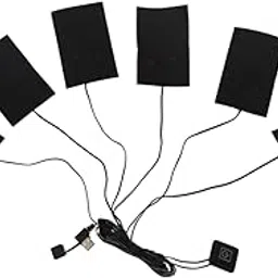 Enakshi (LABEL) Electric Heating Pad USB 6 in 1 Portable Waterproof for Cloth Hiking Jacket-picture-56