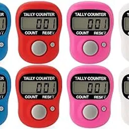 Mini Hand Tally Counter Finger Ring Digital Electronic Head Count,Japa Counter Counting Machine for Mantra Jap and Cricket Umpire and Various Counting Purpose Small (Color May Vary) [ Pack of 8 ]-picture-26