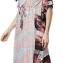 cottinfab Multi Coloured Printed Maxi Nightdress-picture-22