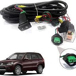 Auto Pearl Foglight Harness LED Indicator Harness Wiring Socket Switch Kit 12V/40A Relay for Suzuki Grand Vitara-picture-45