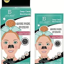 LAKYOU BEAUTY Bamboo Charcoal Nose Strip | Bamboo Charcoal For Detoxifying & Matte Finish-picture-42