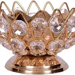 Collectible India Metal Decorative Bowl (4 x 2.2 x 4 inch, Gold)-picture-29