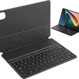 Dpofirs TouchPad Keyboard Case for Mi Pad 5/5 Pro, M2107K81RC Slim PU Protective Cover with 63 Keys Magnetically Wireless Trackpad Keyboard Tablet Keyboard Cases for Xiaomi Mi Pad 5/5 Pro-image-20