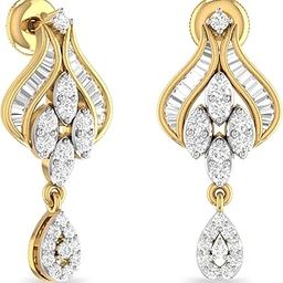 pc jeweller Yellow Gold and Solitaire Stud Earrings for Women-picture-43
