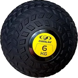 COUGAR Rubber Slam Ball/Dead Bounce Ball Strength Training Fitness Workout Slam Ball for Men/Women (6Kg) (Red, exercisefitness)-image-16