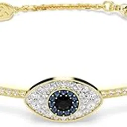 swarovski Women's Symbolica Bangle, Evil Eye, Blue, Gold-Tone Plated-picture-10