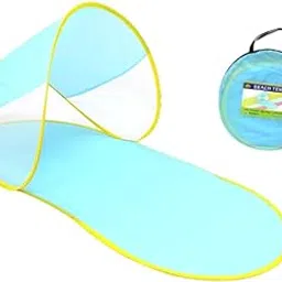 The Style Sutra Beach Sun Shade Sun Canopy Face Head Beach Shelter for Camping Summer Picnic Blue|Sporting Goods | Outdoor Sports | Camping & Hiking | Tents & Canopies-picture-12