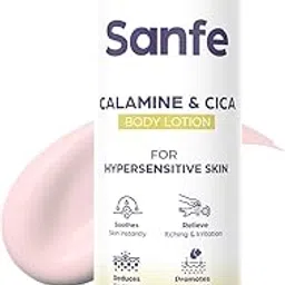 Sanfe Calamine & Cica Body Lotion | For Itching, Irritation, Redness, Dryness | Rapid Relief For Hypersensitive skin | For Men & Women - 200ml-image-67