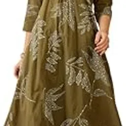 anaisa Women Pure Cotton Abstract Printed A-line Kurta with Palazzo Set-picture-51