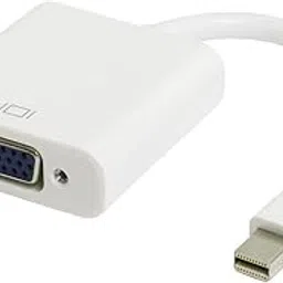 BigPlayer Mini Display Port to VGA Female Video Converter Adapter (White)-picture-39