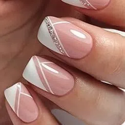 Nails On The Go Women’s Premium Reusable Set of 20 Artificial Press On Fake Nails | False Nail Extension | Ready to Wear Fake Nails | Lightweight & Long Lasting Press On Nails | Hand Made | PO-LS-12-image-49