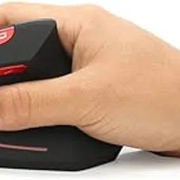 Elbme® Imported Wireless Mouse Vertical Mice Ergonomic Rechargeable 3 DPI Optional Adjustable 2400 DPI Mouse with USB Charging Cable for Mac Laptop PC Computer_150193-picture-25