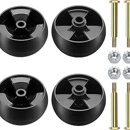 Upgraded 734-04155 Deck Wheels Fit for MTD, Cub Cadet Mower by Techecook - Replaces Toro 112-0677 72-025 210-275, Troy Bilt 938-3056 5-Inch Deck Wheel with Bolts Nuts 4 Pack-picture-36