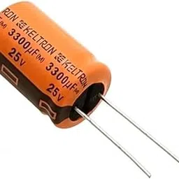 3300uF 25V Electrolytic Capacitor Keltrron (5 Pcs) 3300uF 50v Capacitor image 1