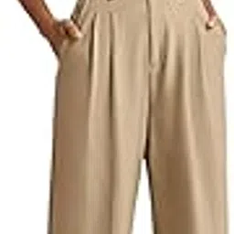 kotty Elegant High-Waist Wide-Leg Women’s Trousers for Office and Casual Styling-picture-33