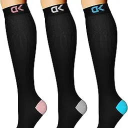 charmking Compression Socks (7 Pairs), 15-20 mmhg is BEST Graduated Athletic & Medical for Men & Women, Running, Flight, Travel, Nurses, Pregnant - Boost Performance, Blood Circulation image 1