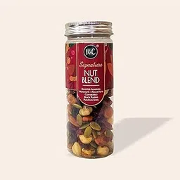 IRIE Signature Nut Blend - Premium Diwali Gift Pack | Roasted Almonds, Hazelnuts, Pecan Nuts, Dried Cranberries, Raisins & Pumpkin Seeds | Gourmet Healthy Snack - 140g Jar-image-73