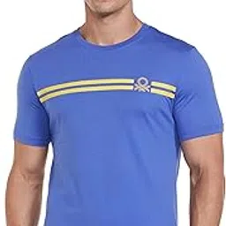united colors of benetton Men's Striped Relaxed Fit T-Shirt-picture-32