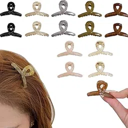 14Pcs Small Hair Clips for Women, Banana Clips for Hair, Mini Hair Accessories for Women and Girls, Stylish Bow Hairs Clip for Womens, French Hair Pin, Hair Clips for Women, 4.5 cm-picture-25