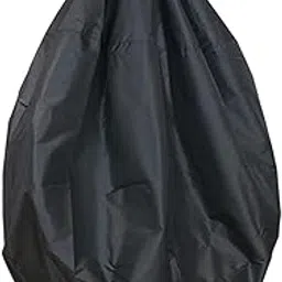 SECRET DESIRE Patio Hanging Egg Chair Cover Garden Weather Resisatnt Sturdy Sun Protection Black Diameter 121cm-image-23