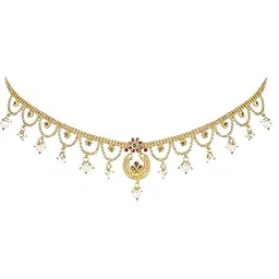 peora Gold Plated Bridal Jewelry Set Gift for Women Indian Traditional Ethnic Wedding-picture-19