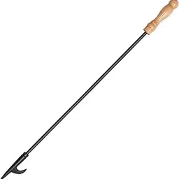 himaly Fire Poker for Fire Pit, 32 inch Fireplace Poker Premium Solid Steel Fire Pit Poker Campfire Poker for Fireplace Camping Wood Stove Indoor and Outdoor - Rust Resistant Black Finish-image-34