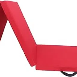 ATORSE Three Fold Folding Exercise Mat Foldable Yoga Mat for Outdoor Indoor Pilates Red-picture-44