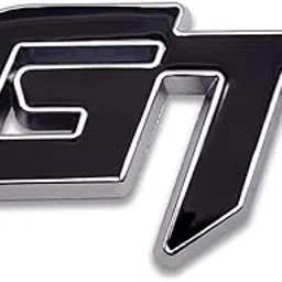 Automaze Chrome Metal GT Logo Car Emblem Premium 3D Badge Auto Racing Sport Sticker Exterior Grand Tourer Decal (Black,Chrome)-picture-25