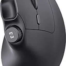 seenda Ergonomic Mouse Rechargeable, Vertical Wireless Mouse with Volume knob, Quiet clicks, 3 Device Connection (Bluetooth or USB), Optical Mice for Windows, PC/Mac- Black-picture-30