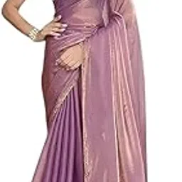 pattari Women’s Soft Net Saree with lace Border & Matching Blouse Piece-picture-22