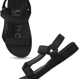 yoho EVA Sandals for Women | EVA sole | Comfortable cushioned sole with TPR base | Lightweight | Soft skin friendly straps | Adjustable straps | Velcro closure | Vibrant colour options-picture-2