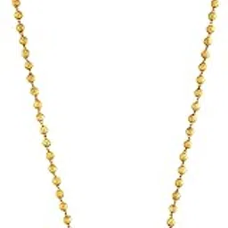 rubans 18K Gold-Plated Traditional Matar Mala Style Golden Beaded Necklace for Women & Girls-picture-15