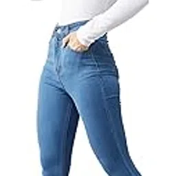 miss chase Women's High Rise Skinny Jeans image 1