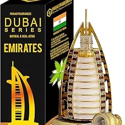 Parag Fragrances Emirates (Dubai Edition) Luxury Attar Perfume Oil/Long Lasting & Most Precious Attar For Men, 12ml - Oud Mukhallat-image-81