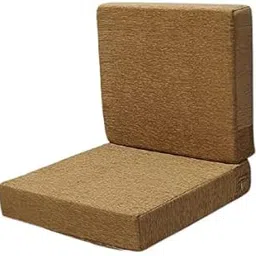 Naman Arts Sofa Foam Cushions in Velvet Zip Cover Warm and Decent Visual | Stretchy Soft Velvet Fabric | Multipurpose Using Cover (Seat - 22"x21"x4" Back - 21"x18"x4") | Density :- 32 Foam (Beige)-picture-25