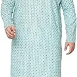 sojanya Plus (Since1958) Men's Cotton Linen Foil printed Kurta and White Pyjama Set-picture-28