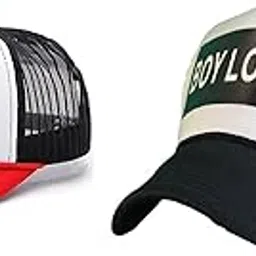 michelangelo Boy London Half Mesh Cap and 1908 Red Half Net Combo for Boys/Girls (Pack of 2)-picture-21