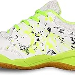 Breeze Badminton Shoes for Men | Non Marking Badminton Shoes | Lightweight & Durable Badminton Shoes | Also Perfect for Squash, Table Tennis, Volleyball, Basketball & Indoor Sports Black-image-34