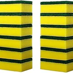 TP INCORP Cleaning Scrub and Sponges for Kitchen, Dishes, Bathroom, Car Wash, Scrubber Sponge Dish Pads, Heavy Duty.(Pack of 12)-picture-25