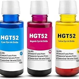 GEDI Refill Multicolor Dye Ink for HP GT52 Compatible for HP Ink Tank 115, 310, 315, 319, 410, 415, 416, 419, 455, 500, 515, 530, 615, GT 5810, GT 5811 (GT 52 Refill Ink Bottle C./M./Y., 70ml)-picture-15