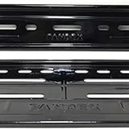 TRP TRADERS® Front and Rear Number Plate Frame/Cover for Motorcycle Black Set of 2 (Metal Front and Rear)-image-27