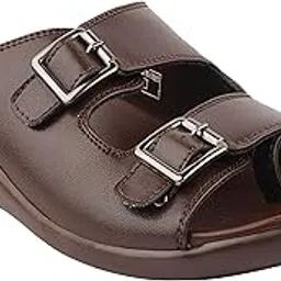 medifeet Double Buckle Slide Sandals Cushioned footbed With Arch Support For Men's-picture-26