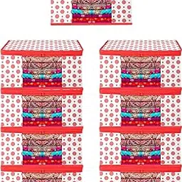 SHAPING FABRIC Garment Cover Non-Woven 90 GSM with Transparent Window & Double Metal Zipper – Pack of 9 | Dustproof Clothes Storage Bag for Sarees, Suits, Jackets, Shirts SBXLRL152493517524148524832-picture-67